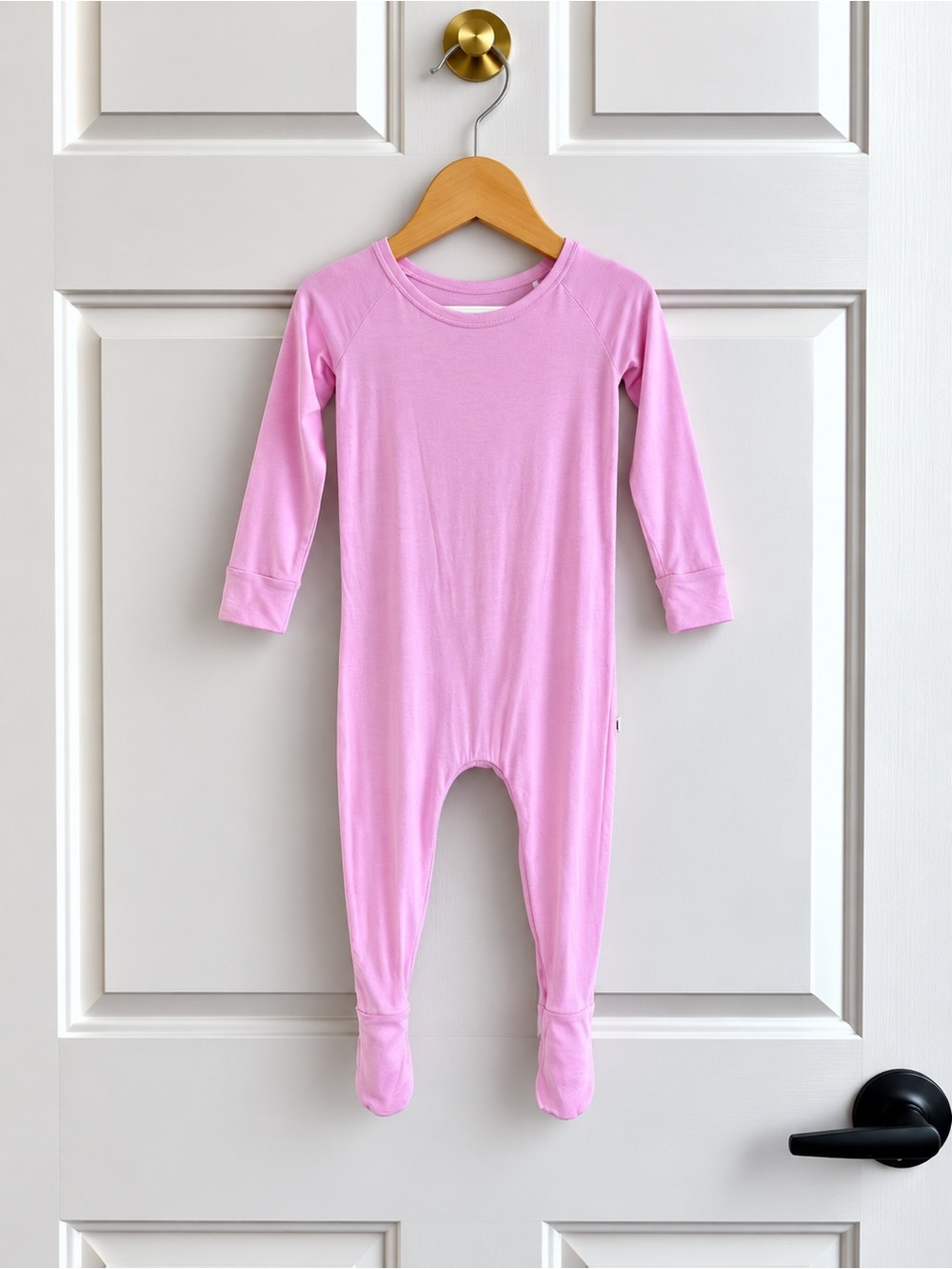 Little Sleepies 18-24M Pink Bamboo Crescent Zippy Pajamas